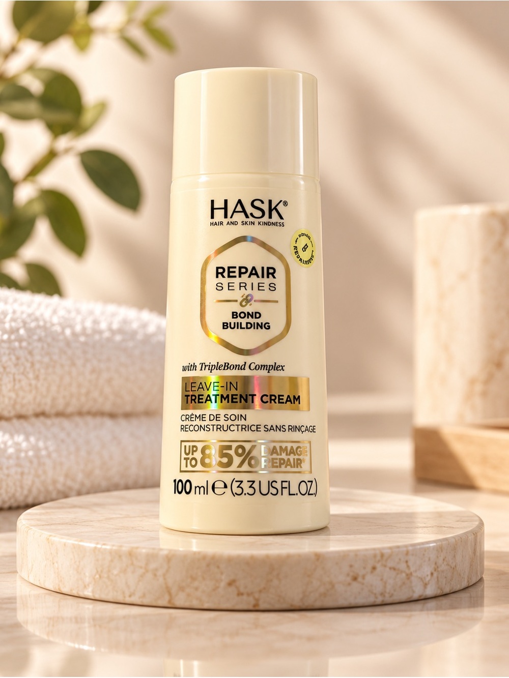 HASK- Repair Series Leave-In Treatment Cream - Cream
